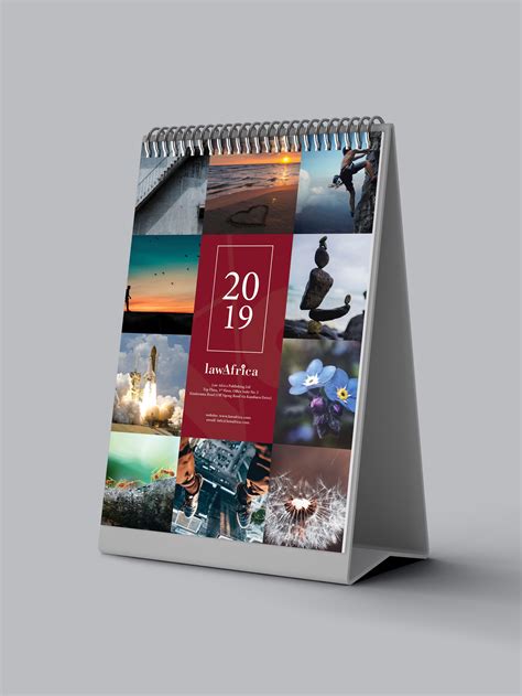 Desk Calendar Design For Law Africa Publishers