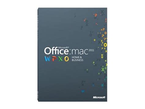 Microsoft Office For Mac Home And Business 2011 1 User 2 Macs