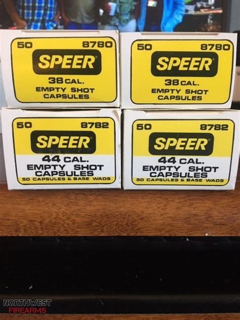 Speer Empty Shot Capsules 44specmaglowered Northwest Firearms