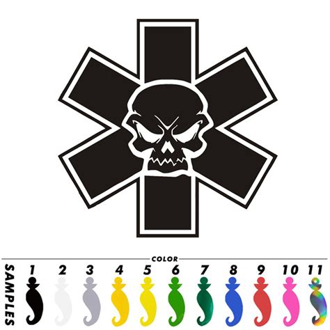 25 Ems Emt Ambulance Fire Medic Paramedic Army Vinyl Decal Sticker