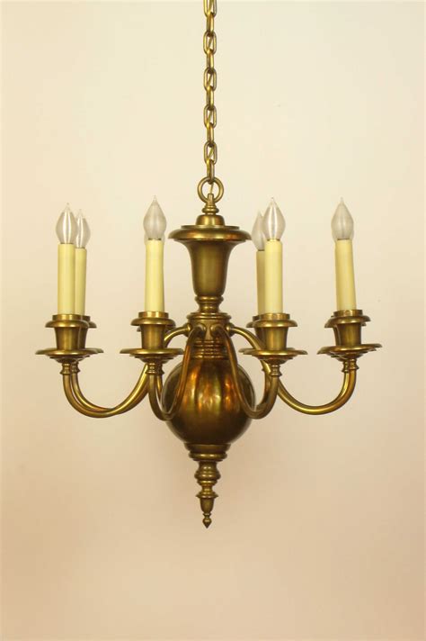 Eight Arm Colonial Style Chandelier Appleton Antique Lighting