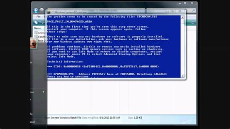 How To Make Blue Screen Fake Virus In Notepad Youtube