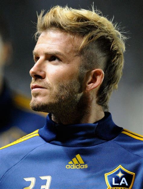 David Beckham David Beckham Hairstyle Soccer Hair Mohawk Hairstyles Men