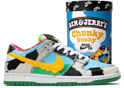 Nike Sb Dunk Low Ben And Jerrys Chunky Dunky Fandf Packaging Chunky