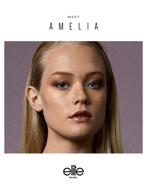 Elite Model Management Toronto Meet Our Newest Face Amelia