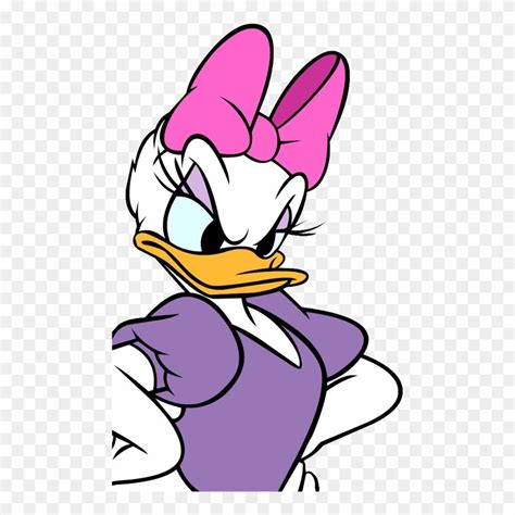 Download Hd Daisy Duck Daisy Duck Angry Face Clipart And Use The Free