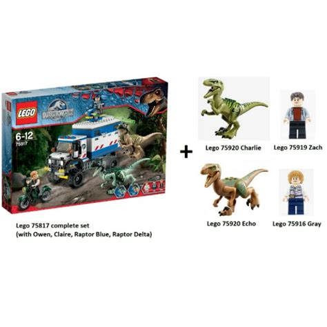 Claire Lego Jurassic World Minifig Figur Dino Dinosaurier Raptor 75917