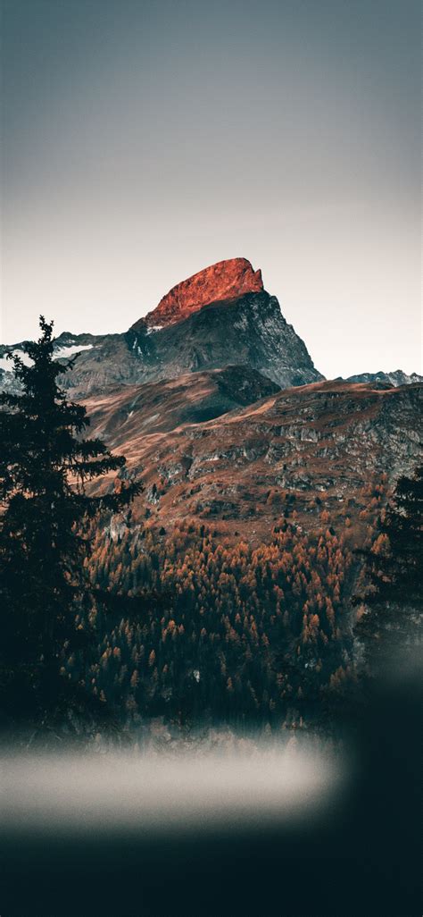 Free Download Cold Mornings In The Mountains Iphone X Wallpapers Free