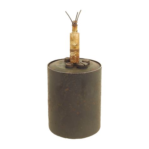 Original Wwii German Bouncing Betty S Mine With Shrapnel Grass Blade