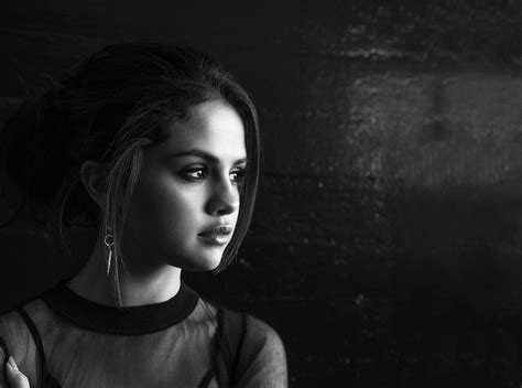 Selena Gomez Monochrome 4k Hd Music 4k Wallpapers Images
