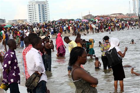 Lagos Beaches Attract Revellers The Nation Newspaper