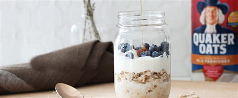 Since it was already 8 p. Blueberry and Honey Overnight Oats Recipe | Quaker Oats ...