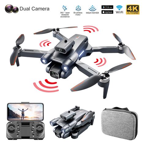 Lsrc S1s Mini Drone 4k Profesional Hd Camera Obstacle Avoidance Aerial