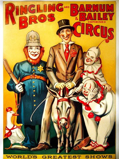 Set Of Vintage Circus Poster Printables Vintage Etsy