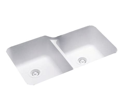 This sink looks new for years. Swanstone US03015SB.010 Solid Surface Undermount Double ...