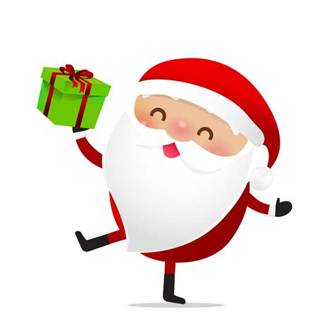 It creates a festive mood and gives joy to you and your loved ones. Happy Christmas character Santa claus cartoon - Download ...