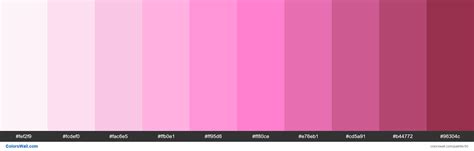 Trello Pink Colors Palette Hex Rgb Codes