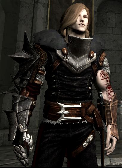 Skyrim Mods Highlights Dragon Age 2 Hawke Mage Champion Armor Retouched
