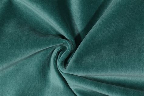 31 Yards 15619 Velvet Upholstery Fabric In Teal
