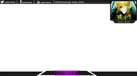 12 Stream Overlay PSD Images - Blank Twitch Stream Overlay, Twitch Stream Overlay PSD and Blue ...