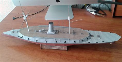 This paper model represents the uss dunderberg, a casemate ironclad, which was armed with 14 the uss dunderberg was designed to serve in the civil war, but building delays did not allow. Uss Dunderberg Blueprints - Warship Wednesday ...
