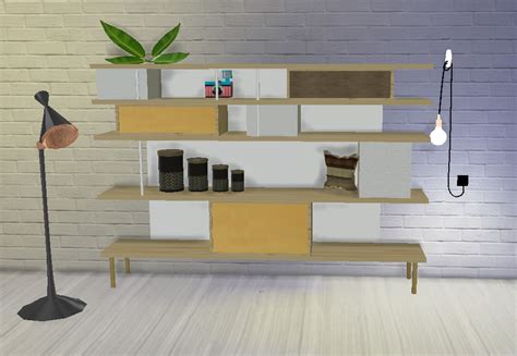 Sims 4 Ccs The Best Book Shelf By Steffor