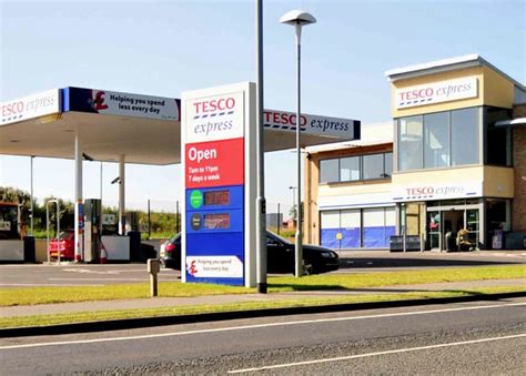 Tesco Express And Petrol Filling Station Building Construction
