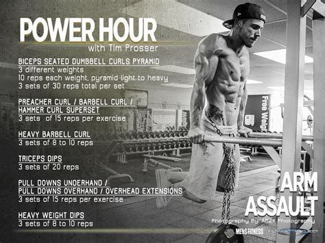 Power Hour Workouts For Building The Perfect Body Arm Assault Gym