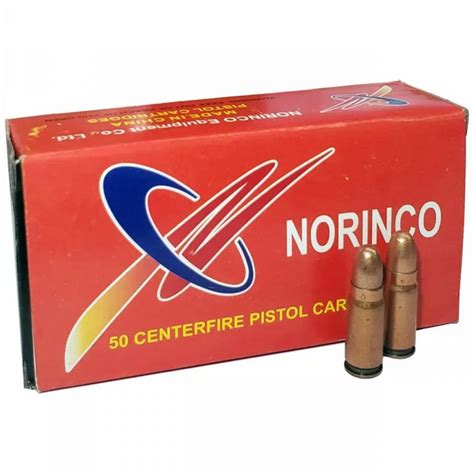 Norinco 762x25 Tokarev 85gr Fmj Box Of 50 Northern Elite Firearms