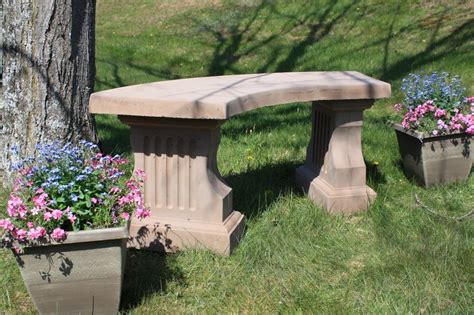 A Personal Favorite Our Concrete Coliseum Bench With A Curved Seat Embraces The Elegant Yet