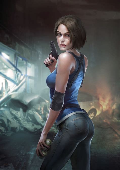 Video Game Girls Video Game Art Resident Evil Blue Eyes