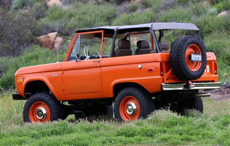 Wallpaper Ford 1966 Bronco 2019 Convertible Top Icon Old School Br