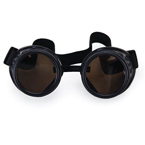 Cozyswan Vintage Rustic Cyber Goggles Steampunk Welding Goth Steampunk Goggles Steampunk