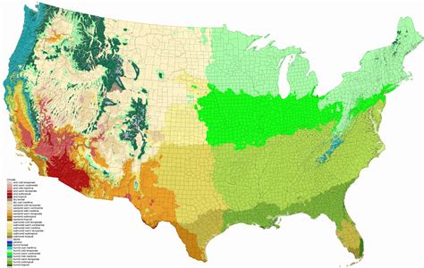 Climate Of The Us Vivid Maps