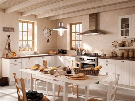 Cocinas rusticas blancas que están pegando fuerte. Decoración de cocinas rústicas. BricoDecoracion.com