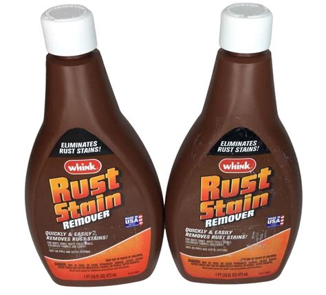 Whink Rust Stain Remover 16 Fluid Ounce Bottle 2 Pack Cleaning Products