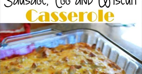 Sausage Egg And Biscuit Breakfast Casserole Food Fun