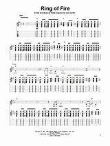 Pictures of How To Play Ring Of Fire On Guitar Tabs