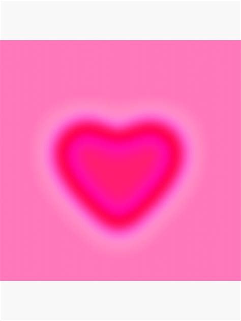 Blurry Heart Y2k Kawaii Aesthetic Poster By Spectresisters Redbubble