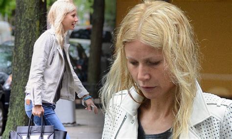 Gwyneth Paltrow Barely Recognisable With Wet Hair And No Make Up As She Leaves Her Apartment