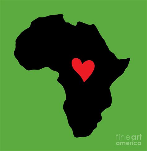 Love Africa Digital Art By Lorenzo Agnes