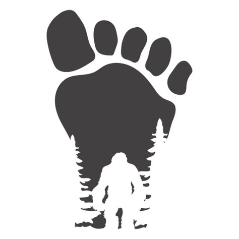 Bigfoot En Huella Cortada Descargar Png Svg Transparente The Best Porn Website