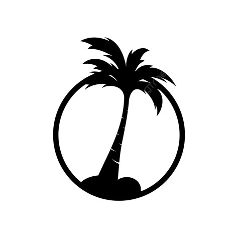 Gambar Ikon Logo Pohon Kelapa Sawit Ikon Logo Ikon Pohon Ikon