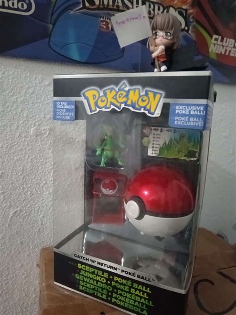 2014 Tomy Pokémon Sceptile Catch N Return Action Figure And Exclusive Poké Ball Ebay