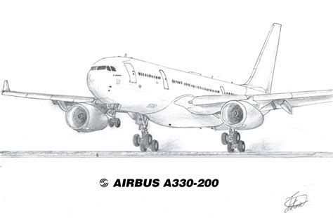 Airbus a310 coloring page coloring pages for boys airplane. A330 -200 Landing by mtajwar on DeviantArt