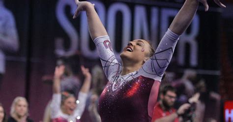 Oklahoma Womens Gymnastics Sooners Beat North Carolina With Another Perfect 10 Sports