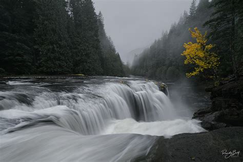 Lewis Falls Fall Color Ford Pinchot Forest Washington Randy