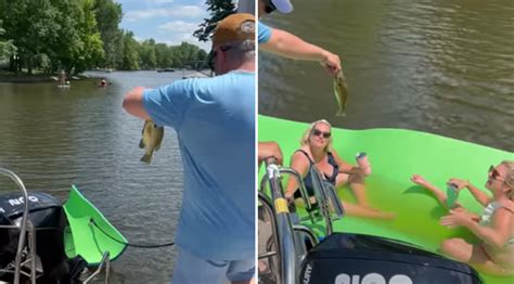 Dropped Fish Causes Total Chaos In Hilarious Video