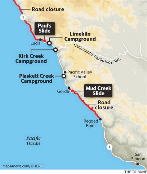 California Road Closures Map Printable Maps