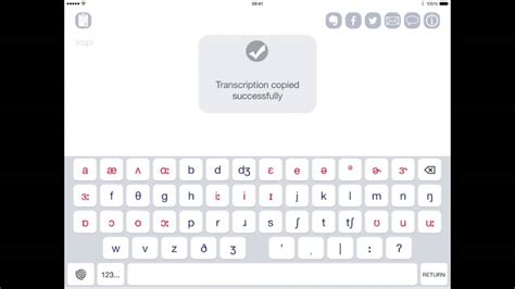 The reason you need to do this is that less commonly used fonts include different symbols which aren't compatible with some programs. English Phonetic Keyboard with IPA symbols (iPad) - YouTube